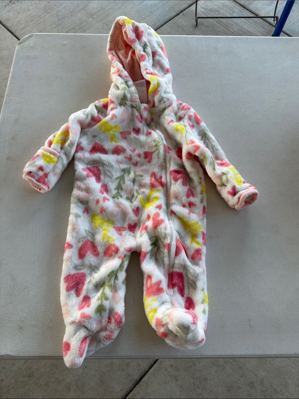 Little Beginnings Baby Hooded One-Piece Fleece Bunting